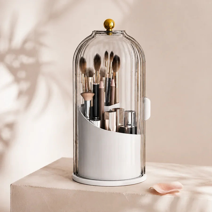 360° Rotating Makeup Brush Holder